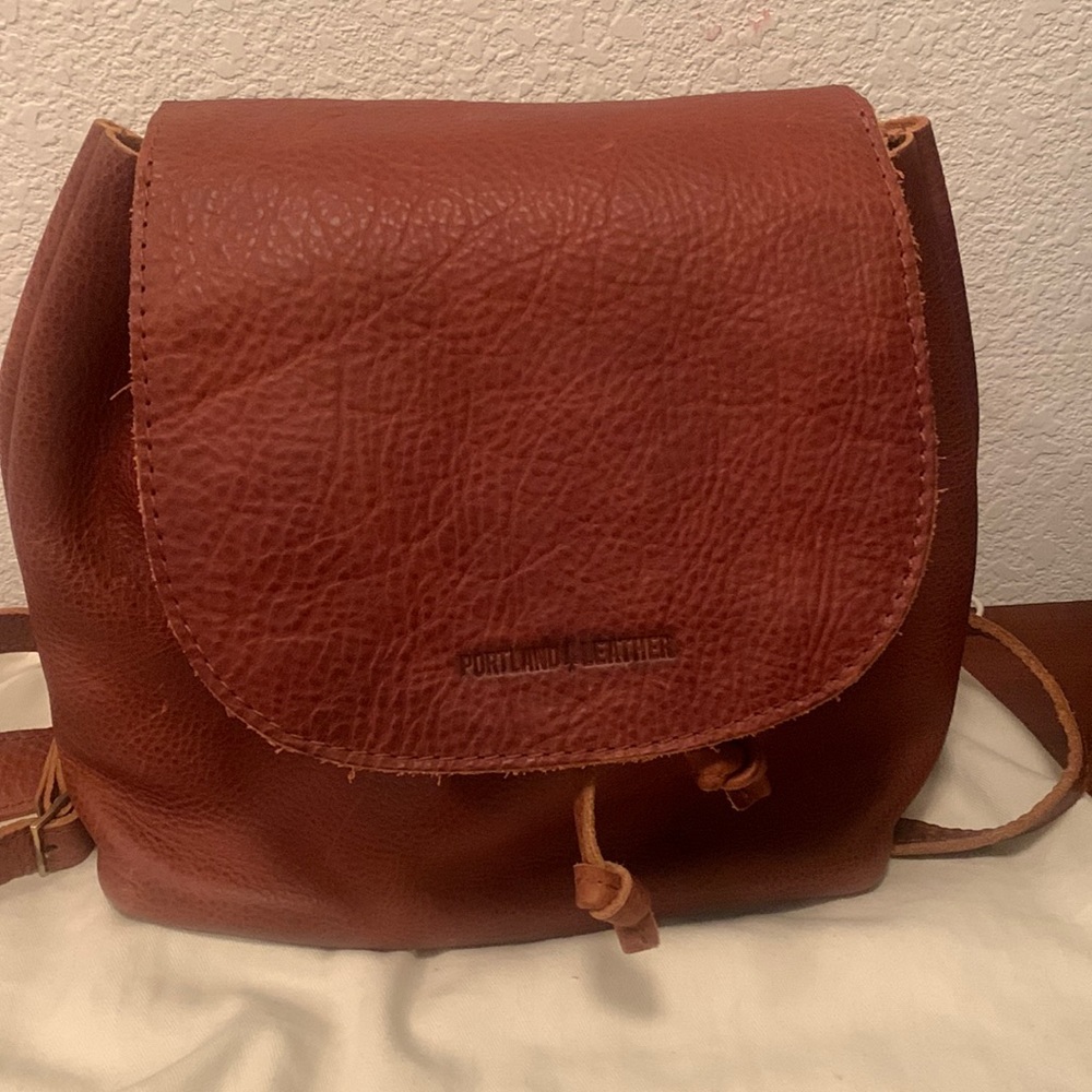 Portland Leather Goods Bucket Backpack